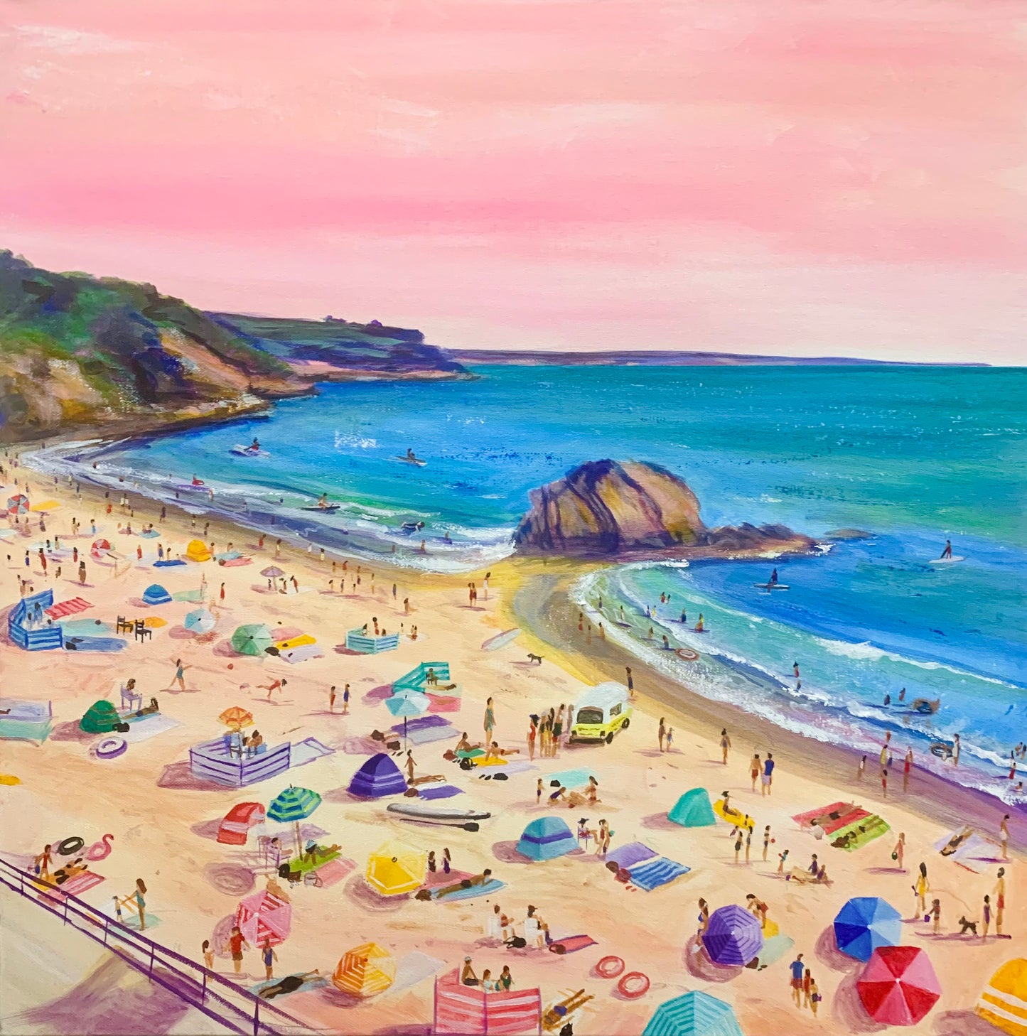 Busy North Beach