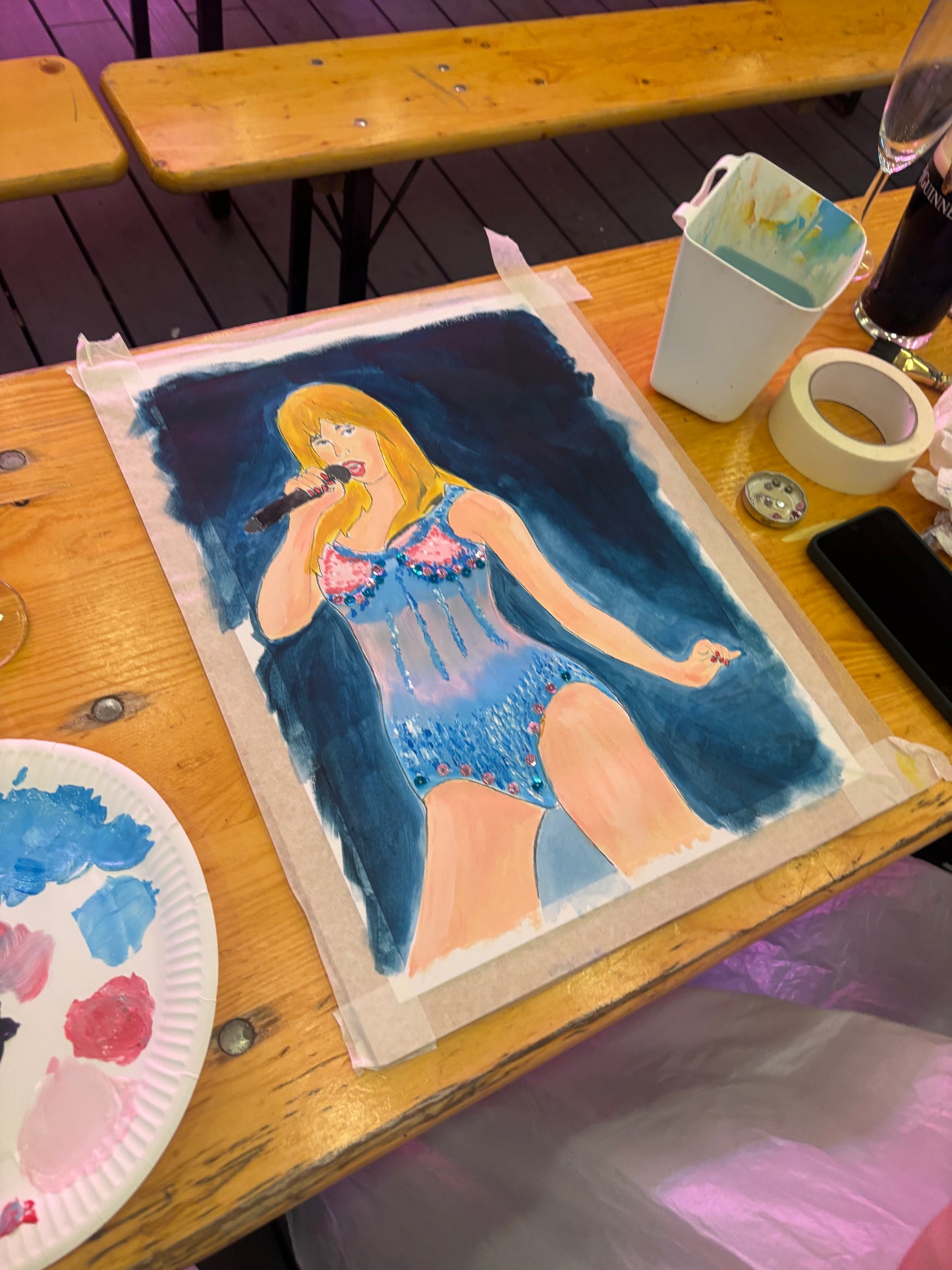 Taylor Swift-  Family Paint Along, Roath Church House, Cardiff, 1st August 10.30am-12.30pm