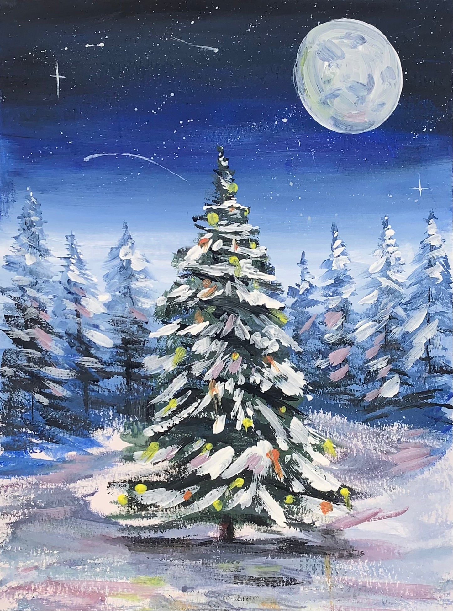 Oh Christmas Tree, Adult Paint Along, Plough, Cardiff- 4th December, 6.45pm