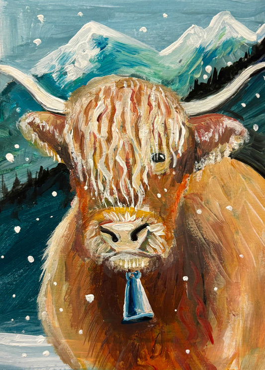 “Highland cow ”, Adult Paint Along, Plough, Cardiff- 19th November, 6.45pm (Copy)