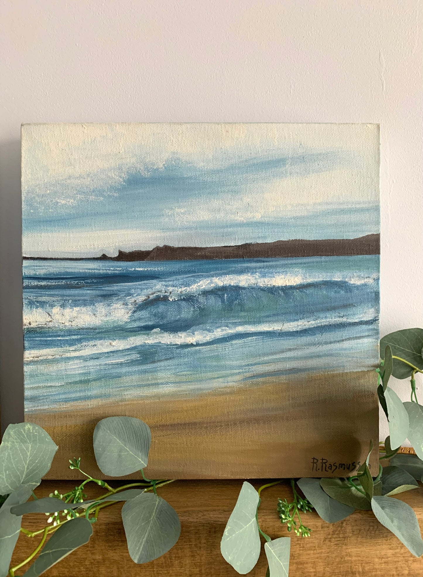 Caldey & Seagulls- Original Painting