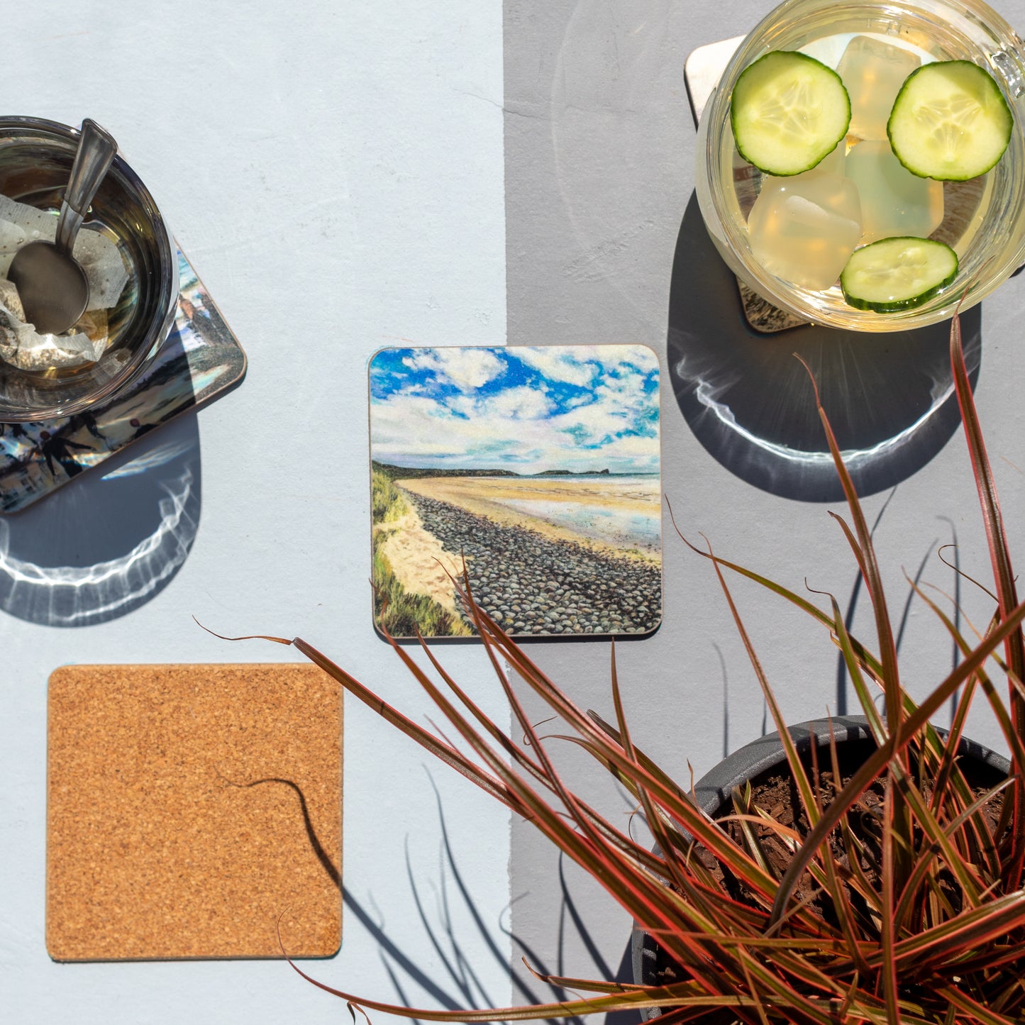 Rhossili Pebbles Coaster