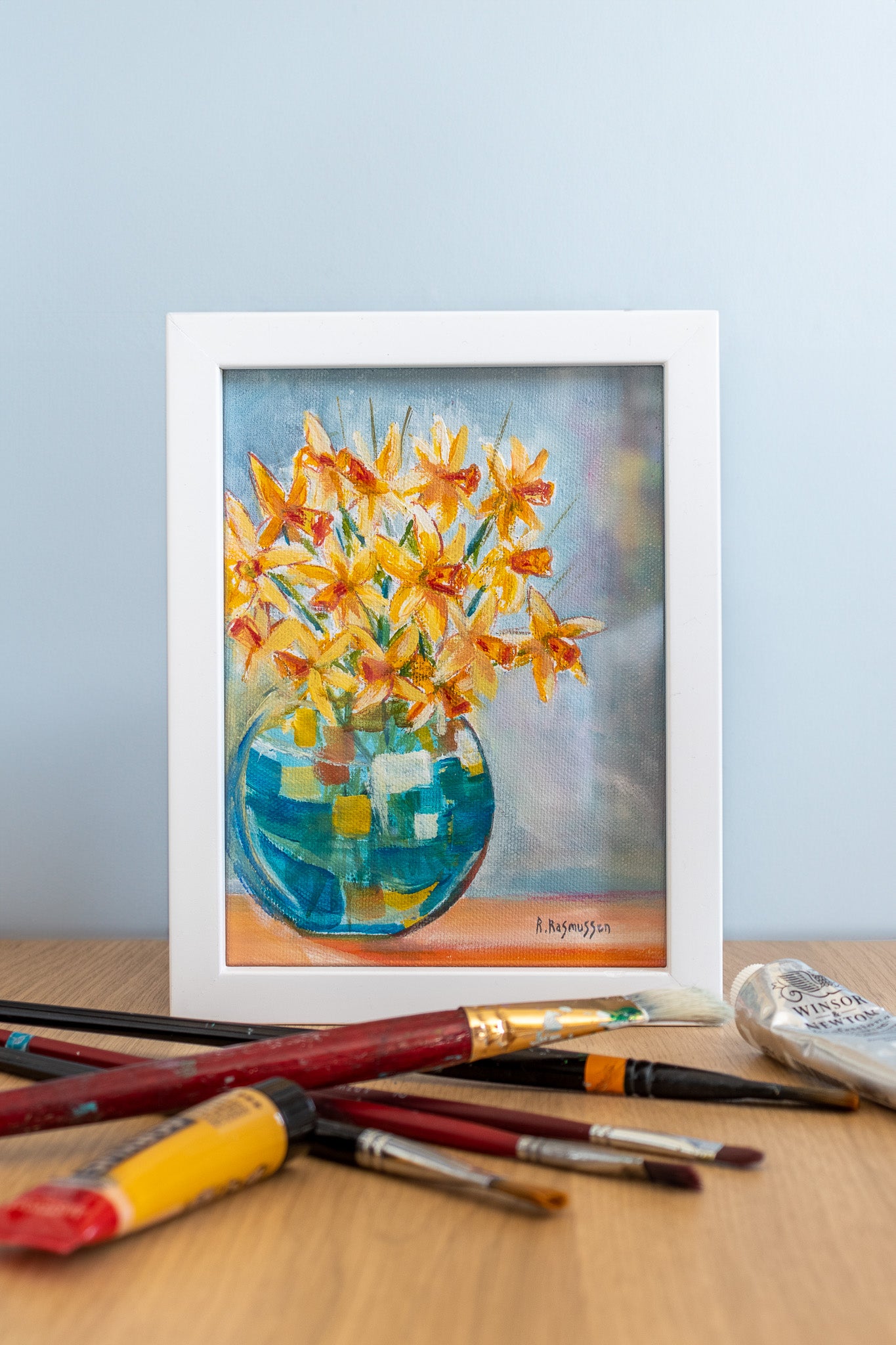 Loves my Daffs- Original Painting