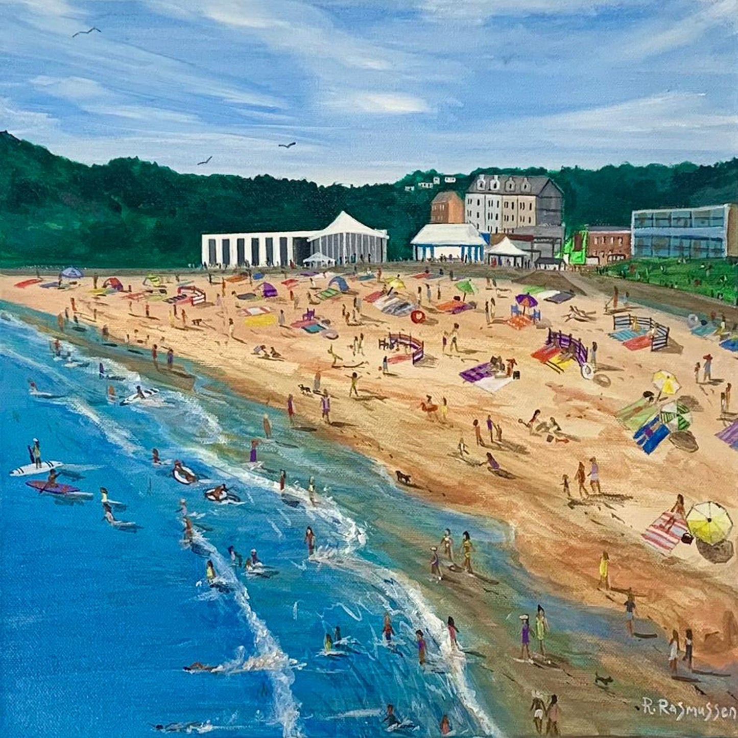 Busy Barry Island 3 - Original Painting