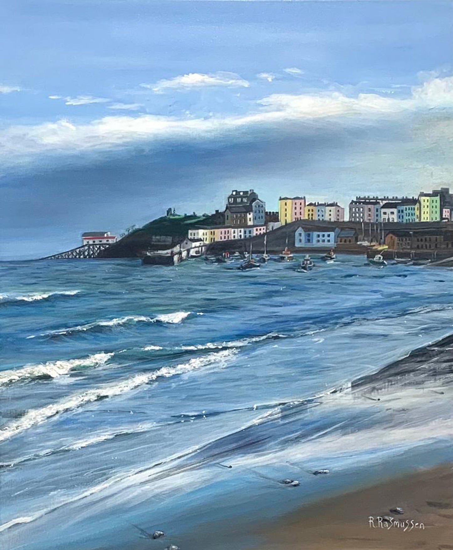 Dusky Tenby Tides - Original Painting