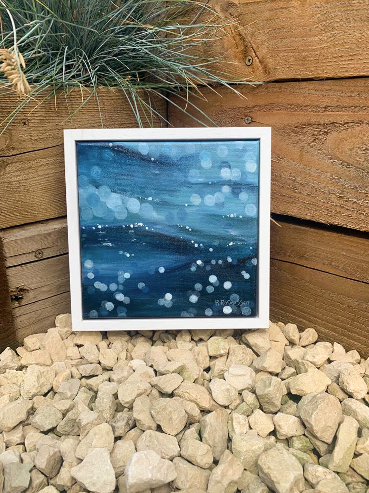 Little Bokeh Waves - Original Painting