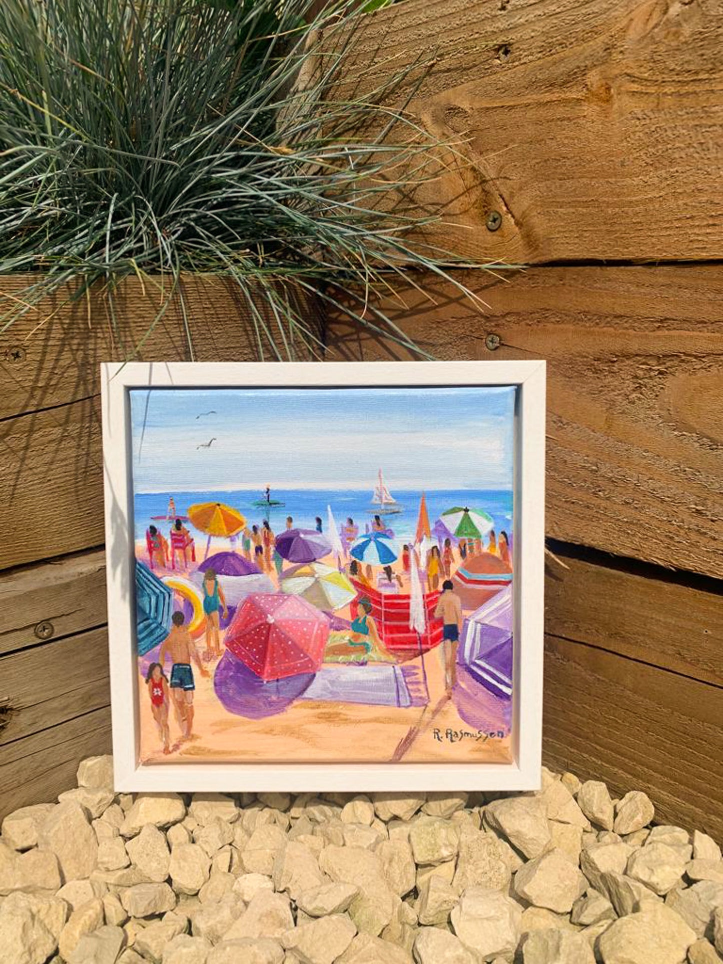 Little Busy Beach - Original Painting