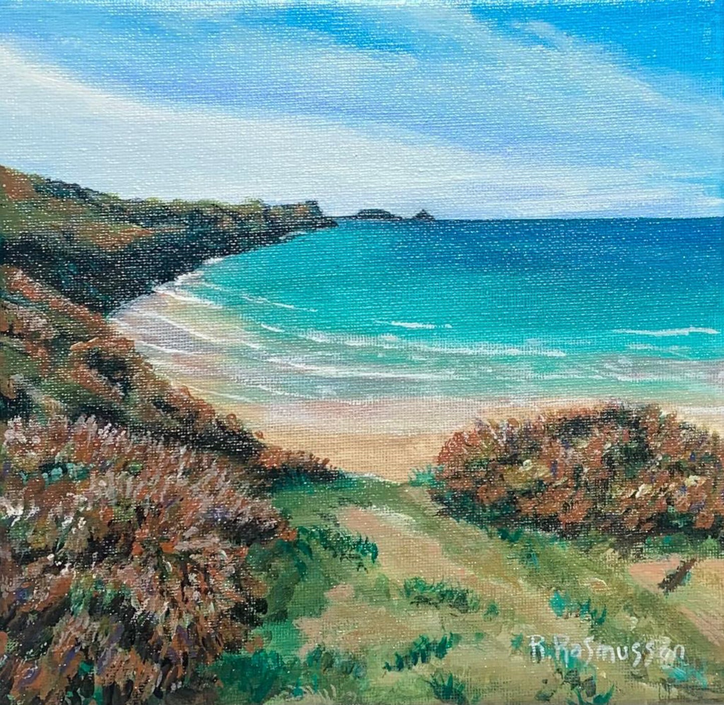 Little Sunny Rhossili - Original Painting