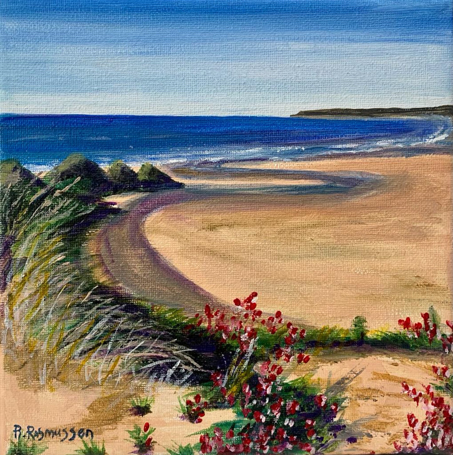 Little Three Cliffs - Original Painting