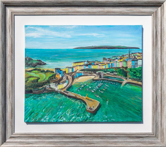 Oh What a 'Boatiful' Place - Original Painting