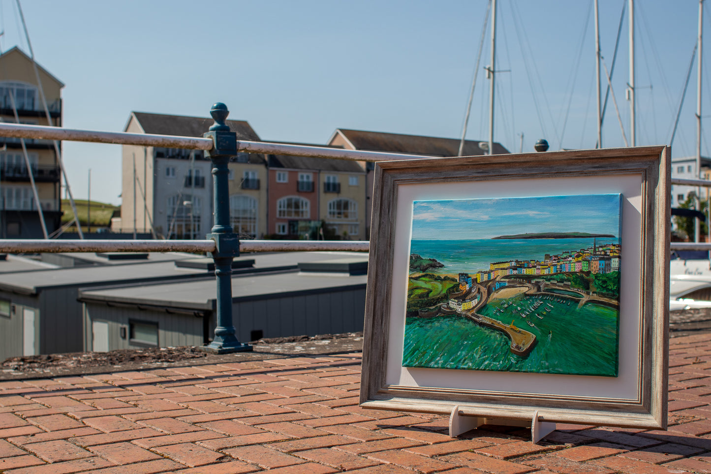 Oh What a 'Boatiful' Place - Original Painting