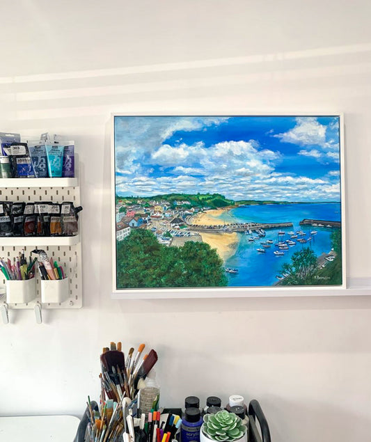 Sunny Saundersfoot - Original Painting