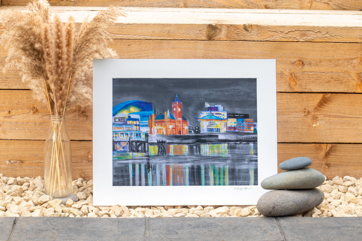 Cardiff Bay Night - Colour Pop