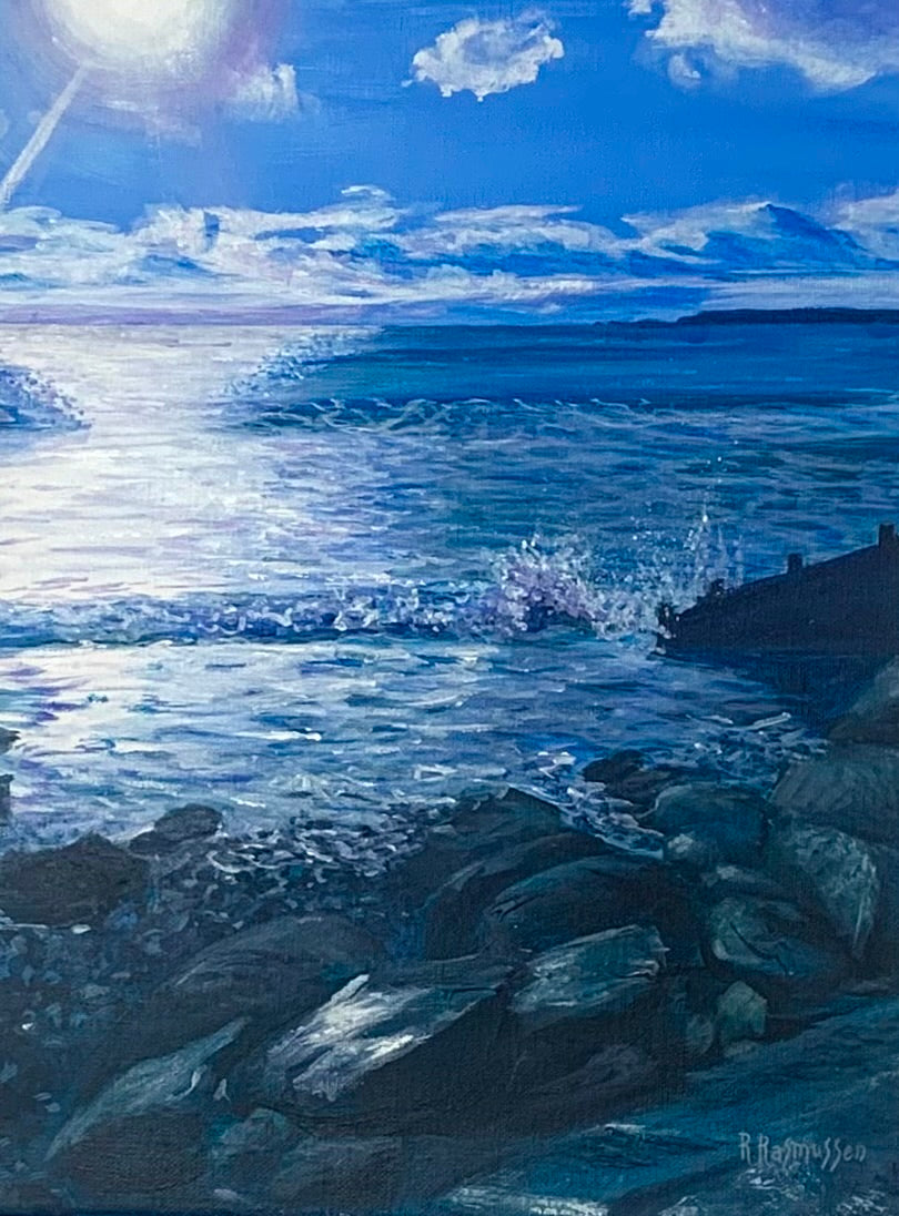 Amroth Sundown - Original Painting