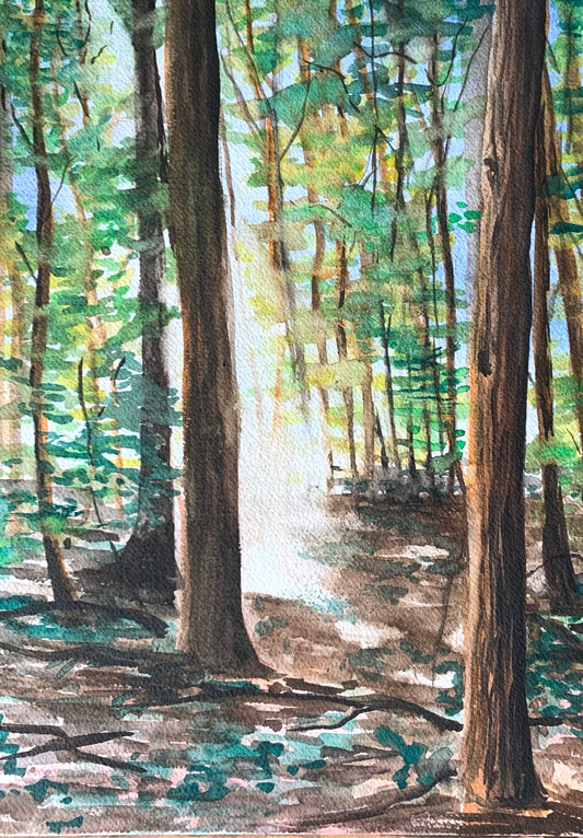 A Sacred Grove - Original Painting