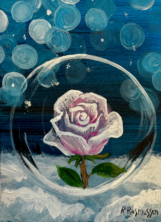 “Winter Rose”, Adult Paint Along, Plough, Cardiff- 21th January, 6.45pm