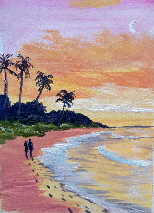 “Romantic Walk”, Adult Paint Along, Plough, Cardiff- 18th February, 6.45pm