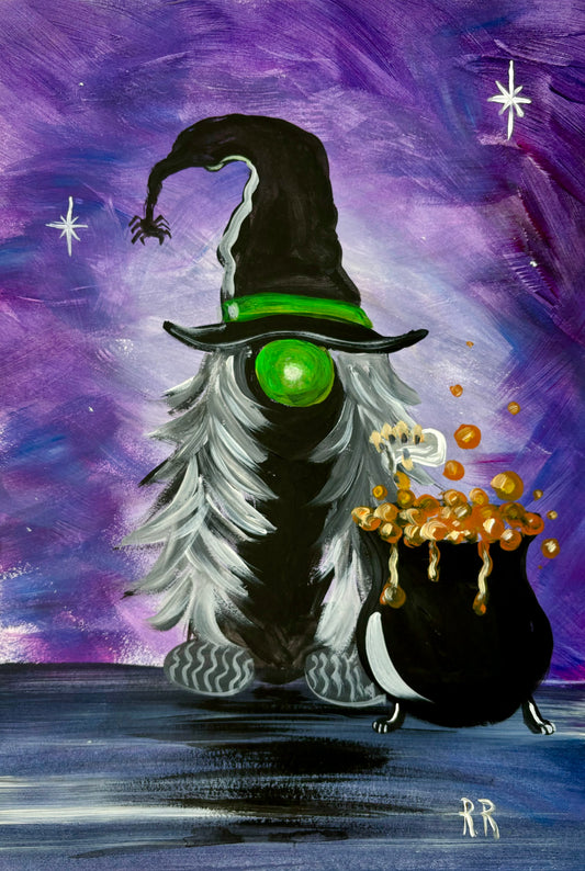 Halloween Gonk - Family Paint Along