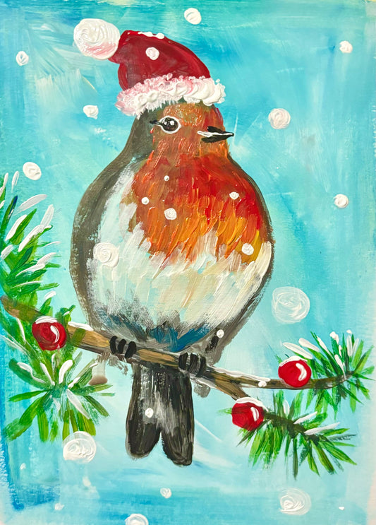 Rocky Robin, Adult Paint Along, Plough, Cardiff- 16th Dec 2026, 6.45pm