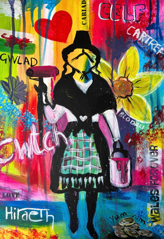 “Welsh Lady”, Adult Paint Along, Plough, Cardiff- 15th April 2026, 6.45pm