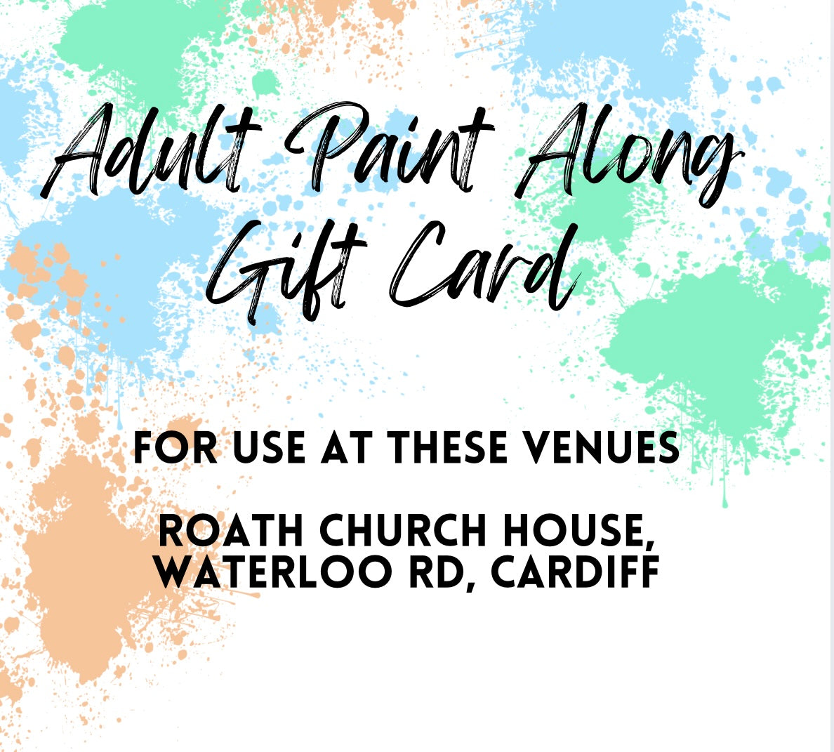 Paint Along Gift Card