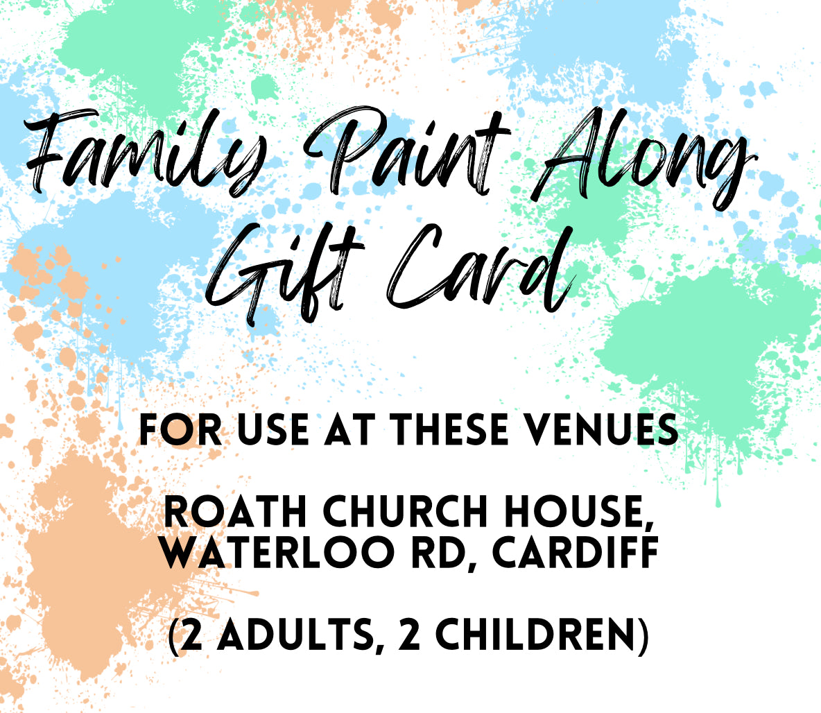 Paint Along Gift Card