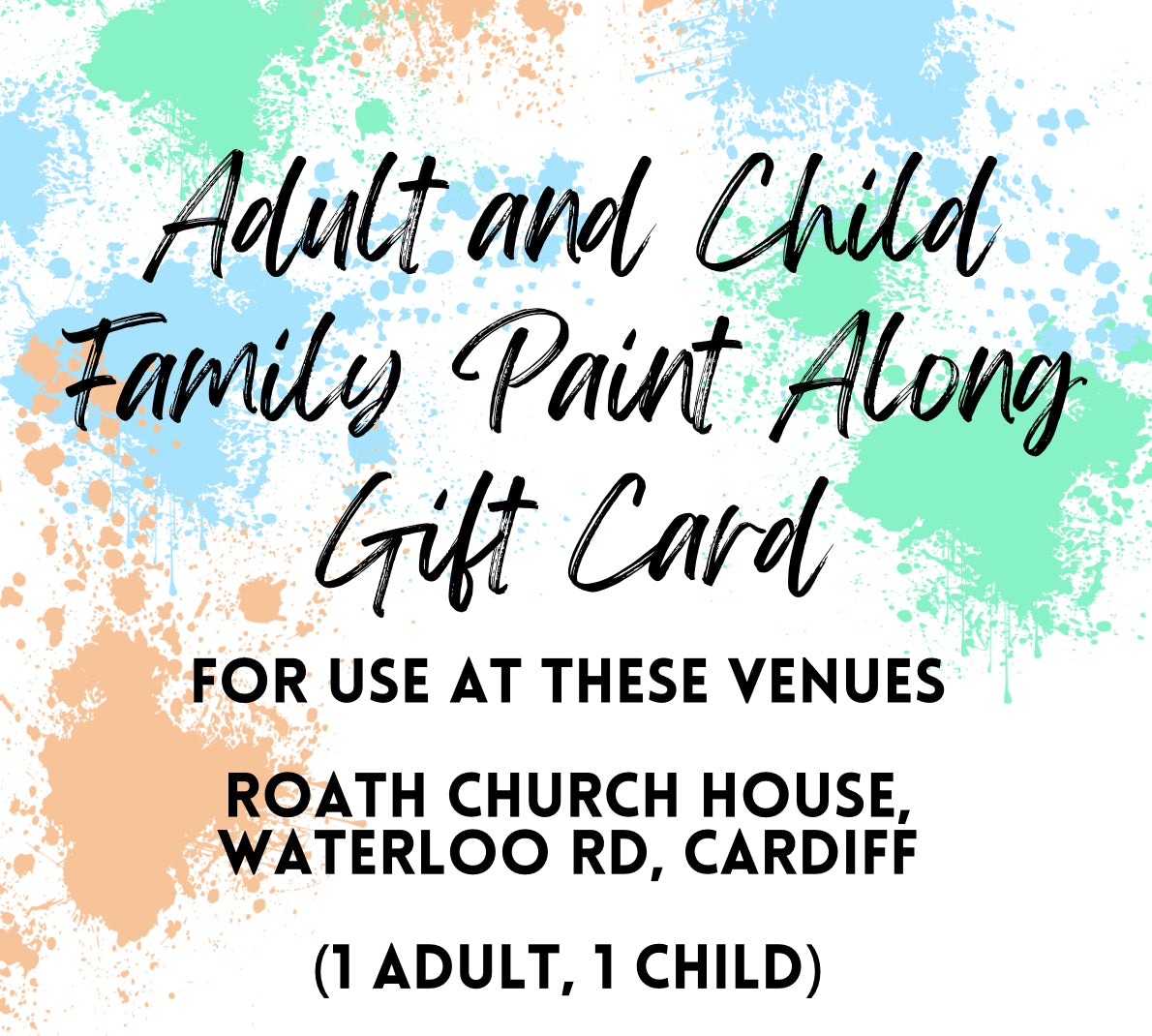 Paint Along Gift Card