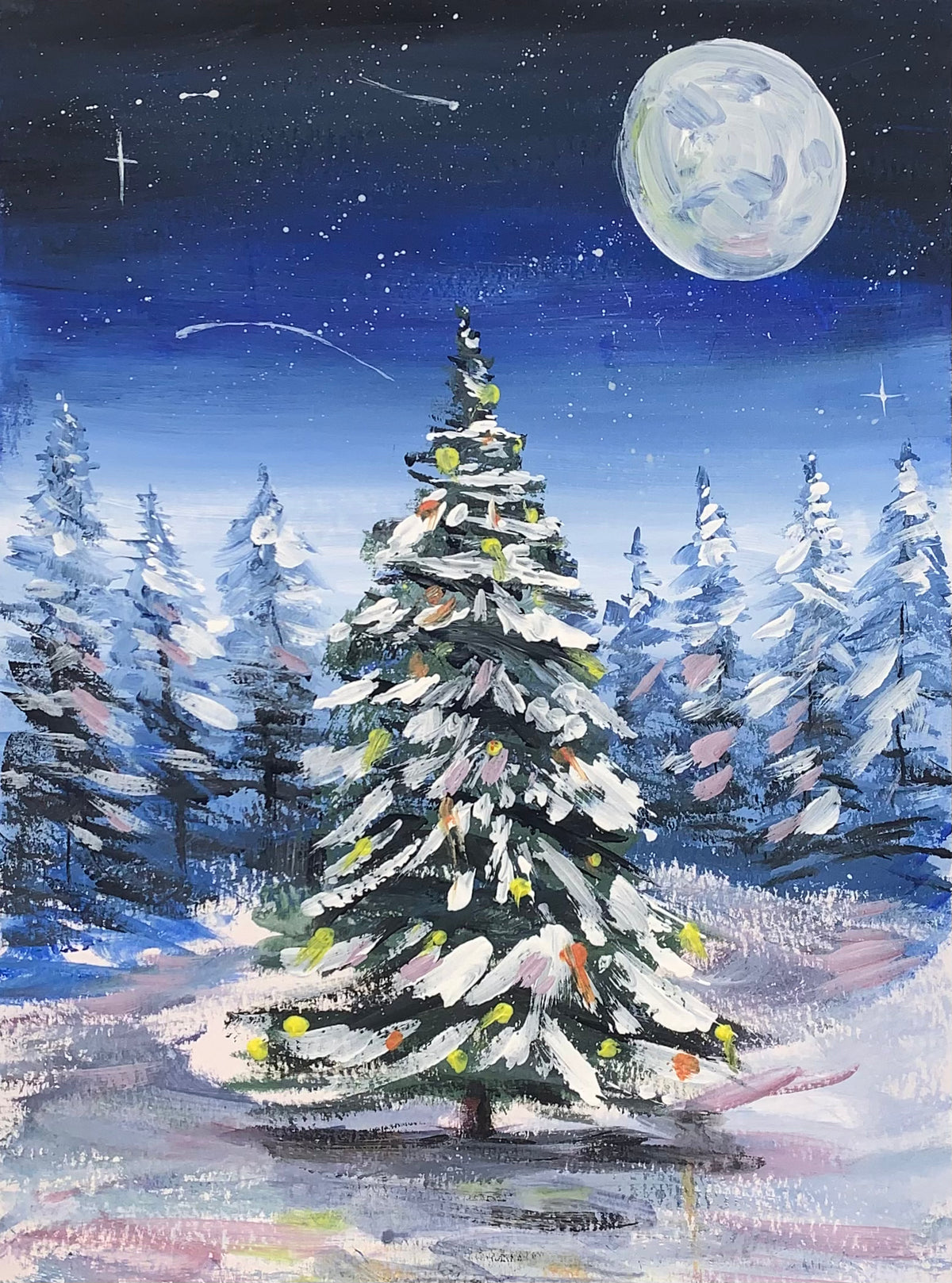 Oh Christmas Tree, Adult Paint Along, The Conway, Cardiff- 7th December 2026, 6.45pm