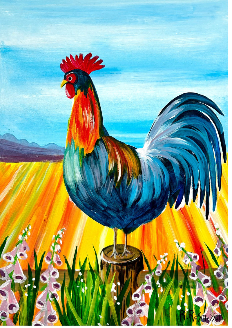 The Cockerel , Adult Paint Along, Plough, Cardiff- 16th September 2026, 6.45pm