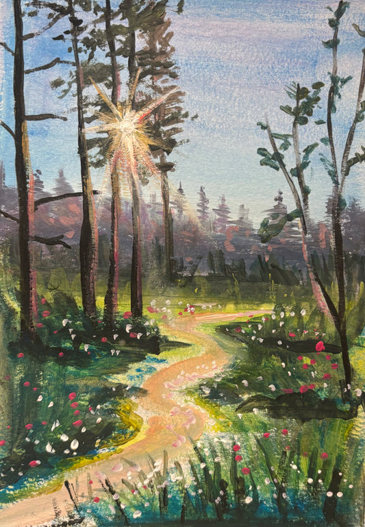 Winter Walks, Adult Paint Along, Plough, Cardiff- 15th January, 6.45pm