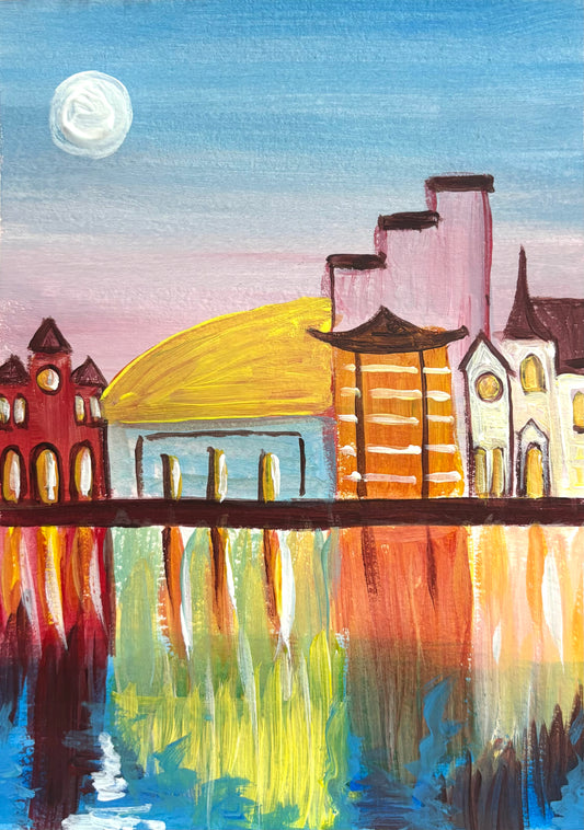 Cardiff bay Cityscape, Adult Paint Along, Plough, Cardiff- 21st May, 6.45pm