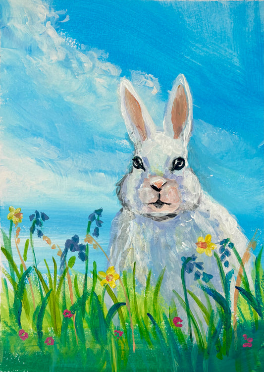 Spring Scene, Adult Paint Along, Plough, Cardiff- 16th April, 6.45pm