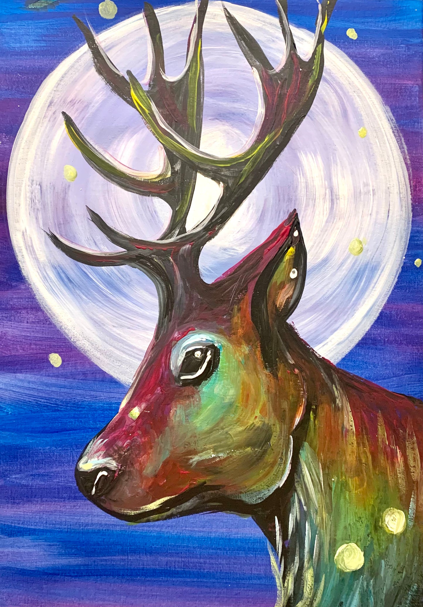 The Reindeer, Adult Paint Along, Hare and Hound, Cowbridge- 9th December, 6.45pm