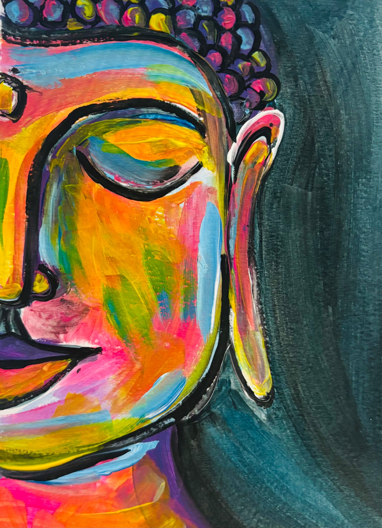Buddha, Adult Paint Along, Plough, Cardiff- 16th April, 6.45pm