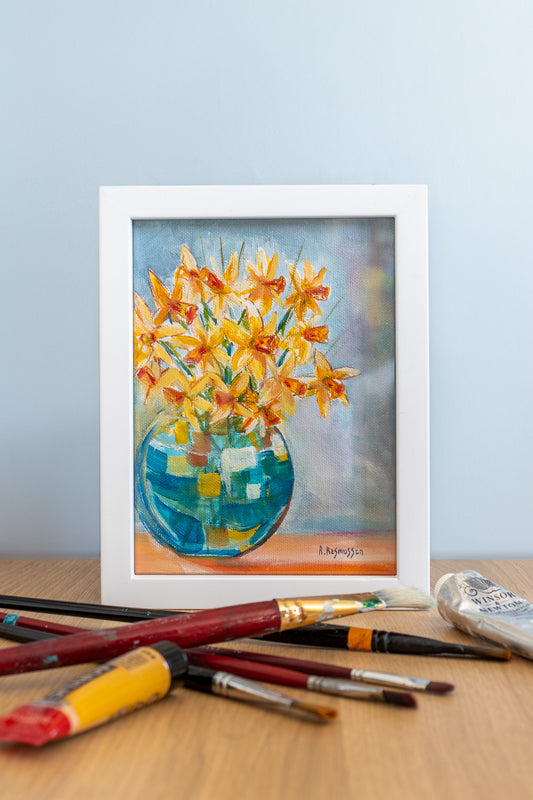 Loves my Daffs- Original Painting