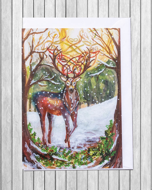 The Celtic Christmas Deer
