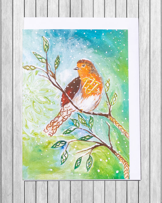 The Celtic Christmas Robin
