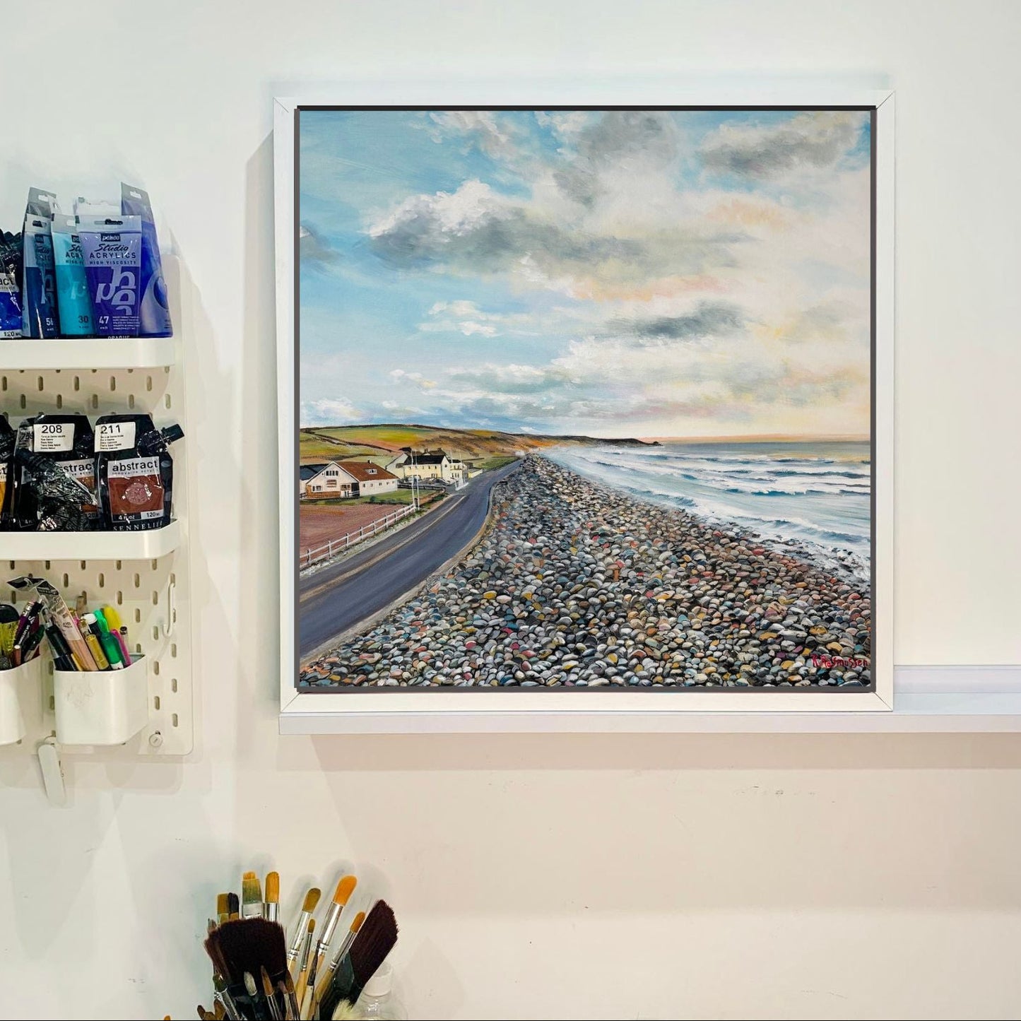 Newgale Morning Pebbles