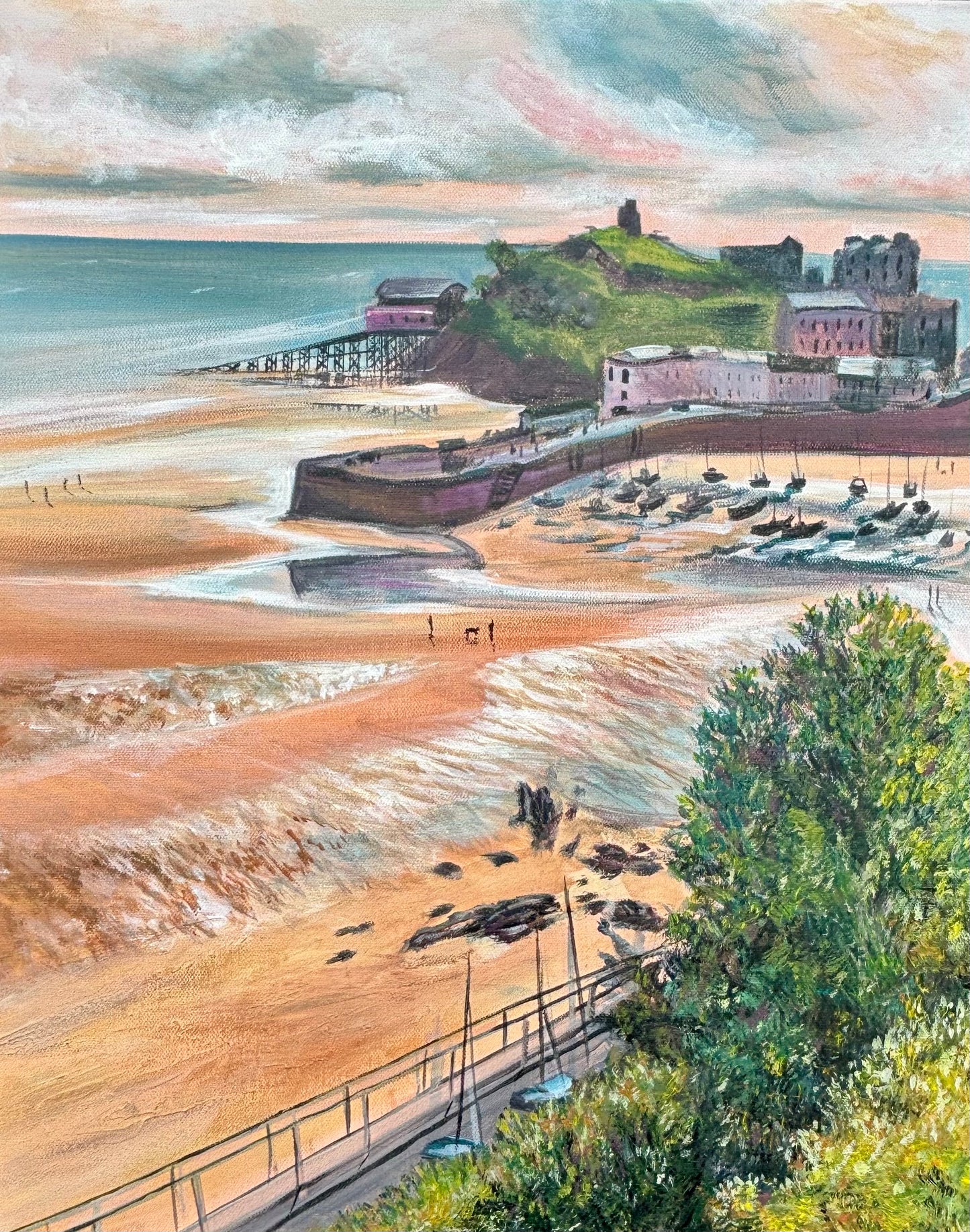 Tenby Harbour's First Light