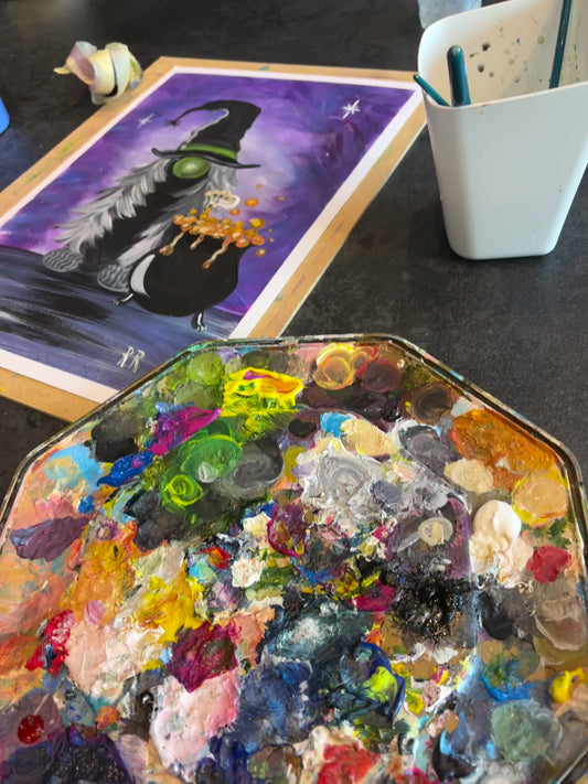 Halloween Gonk, Adult Paint Along, Plough, Cardiff- 16th October, 6.45pm